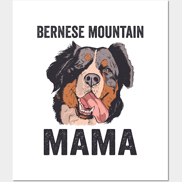 Bernese Mountain Dog Mom Wall Art by Visual Vibes